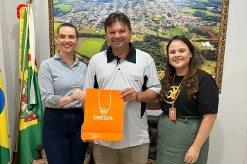 Visita Institucional da Cooperativa Cresol