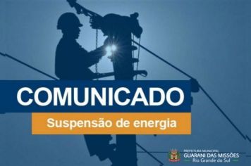 Aviso de Desligamento – Guarani das Missões