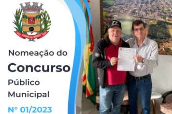NOMEAÇÃO DO CONCURSO PÚBLICO MUNICIPAL Nº 01/2023