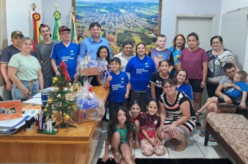 Recebemos hoje uma visita muito especial na Prefeitura de Guarani das Missões