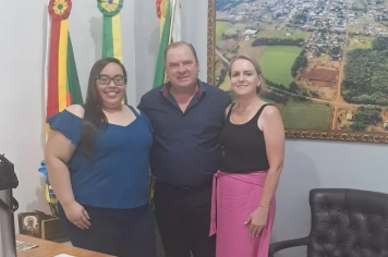 Visita presidente da Câmara de Vereadores