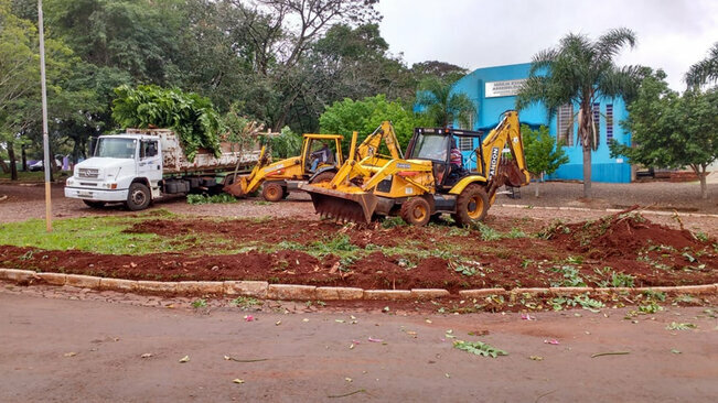 Projeto de revitalização da entrada do Bairro Esperança está em andamento