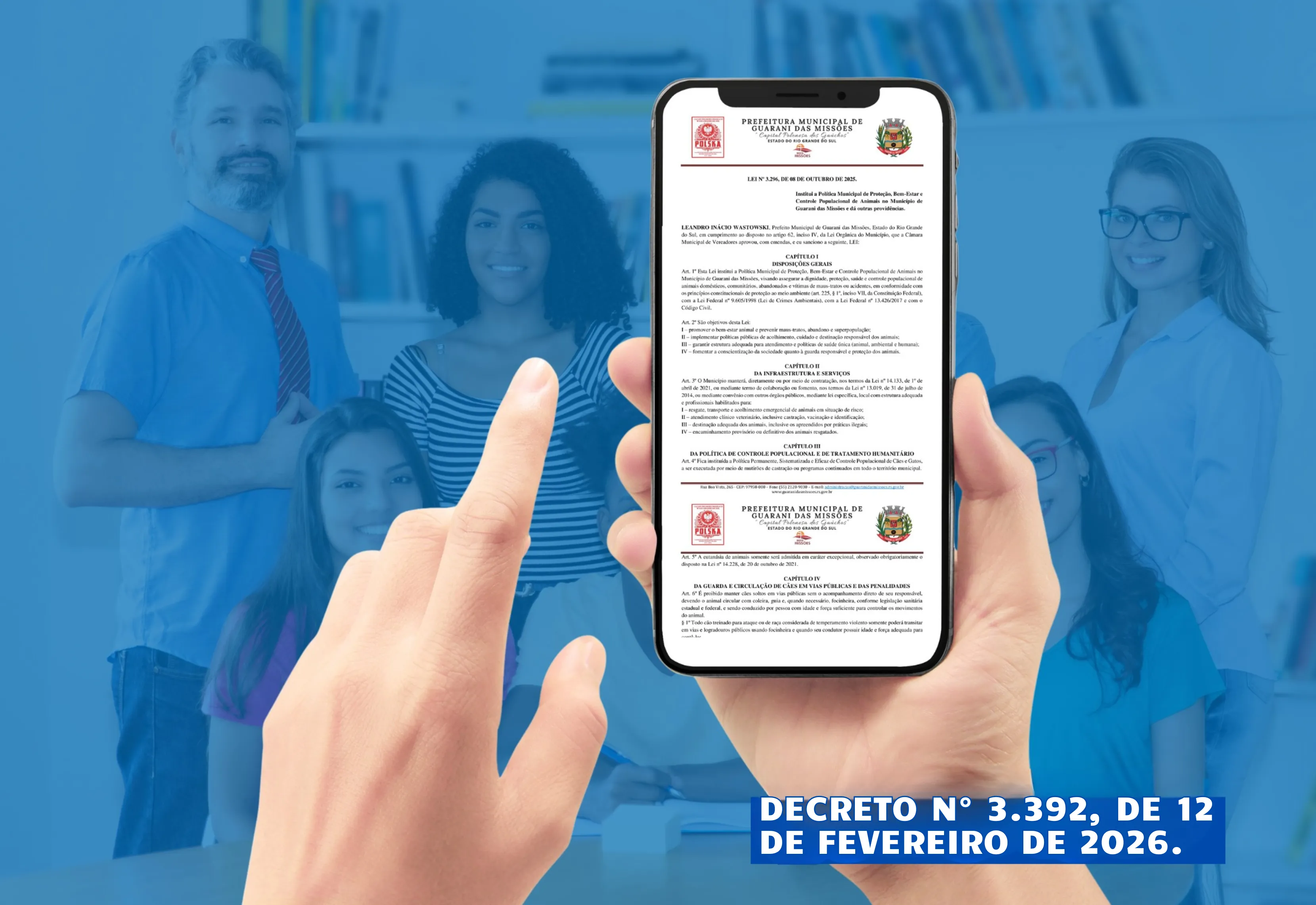 DECRETO N° 3.392, DE 12 DE FEVEREIRO DE 2026.