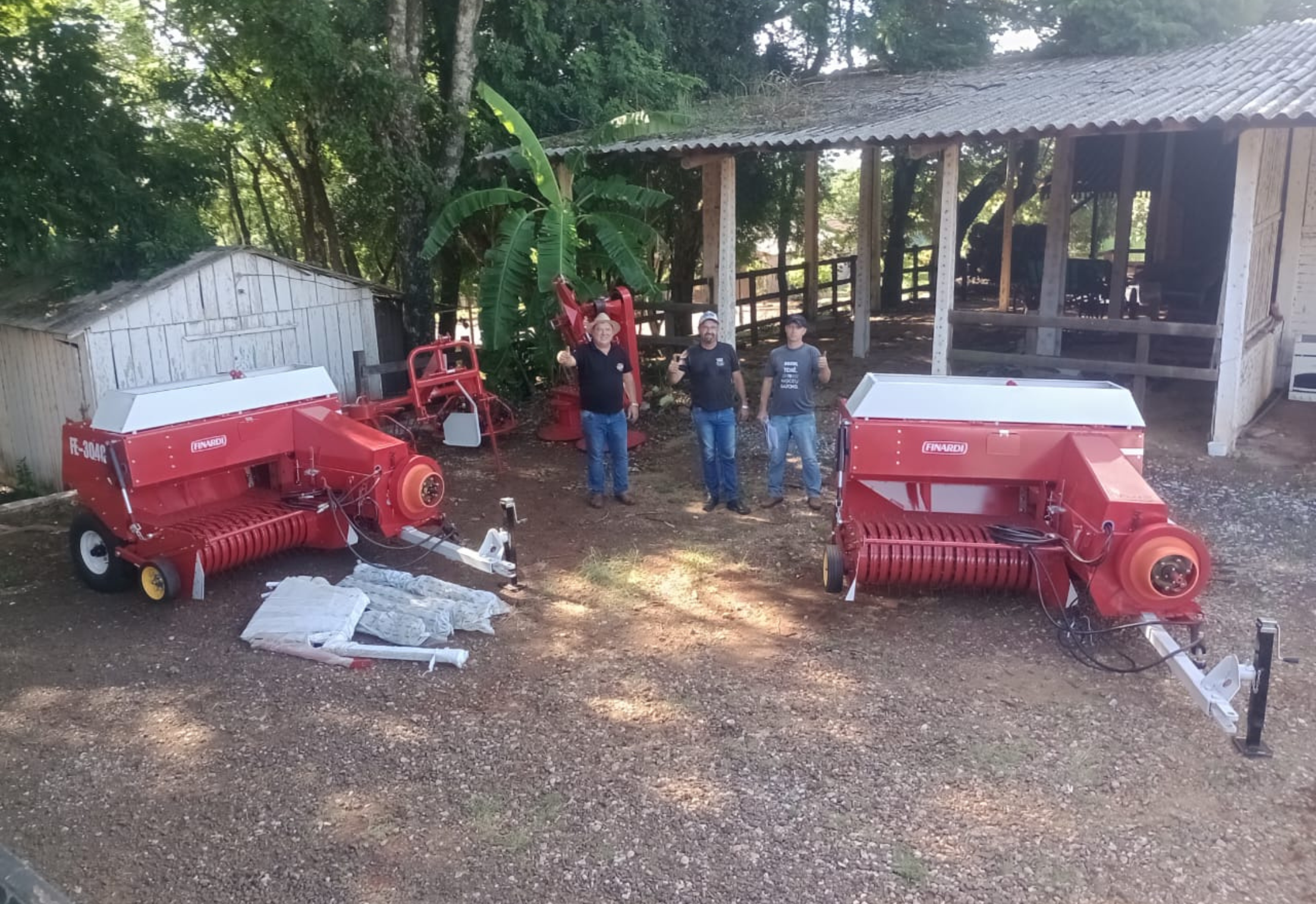 RECEBIMENTO DE EQUIPAMENTOS AGRICULTURA