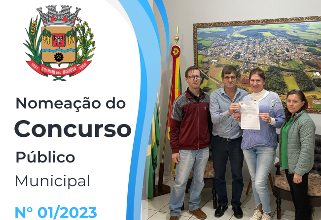 NOMEAÇÃO DO CONCURSO PÚBLICO MUNICIPAL Nº 01/2023