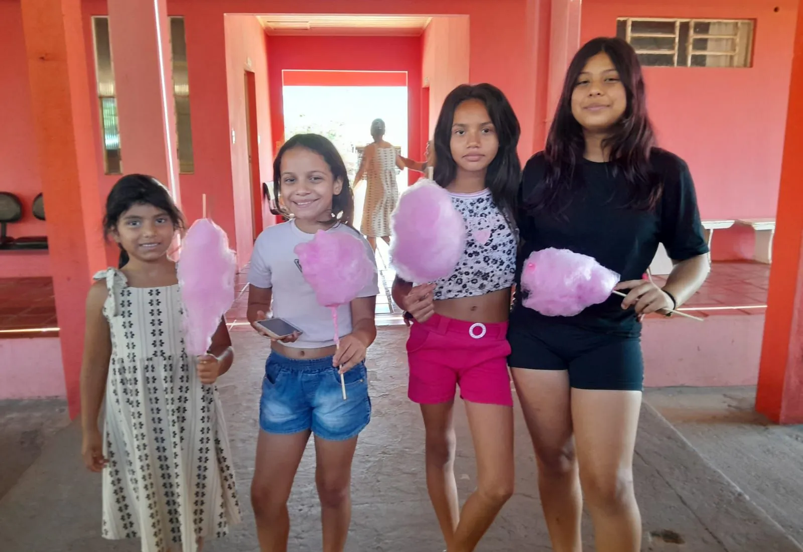 Distribuição de Algodão Doce