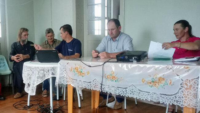 Reunião do Quiosque Guarani da Agricultura Familiar